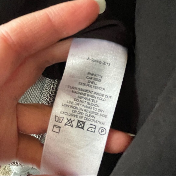 Armani Exchange black top cutout silky fabric Y2K new with tag - Picture 4 of 5